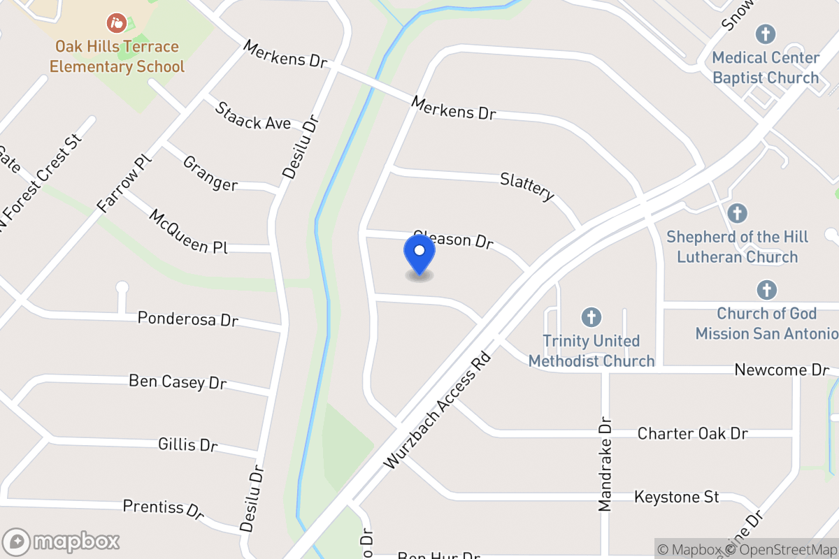 Map of 5519  Newcome Dr
