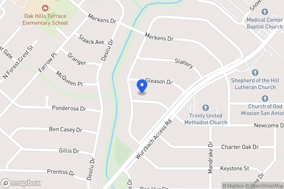 Map of 5523  Newcome Dr