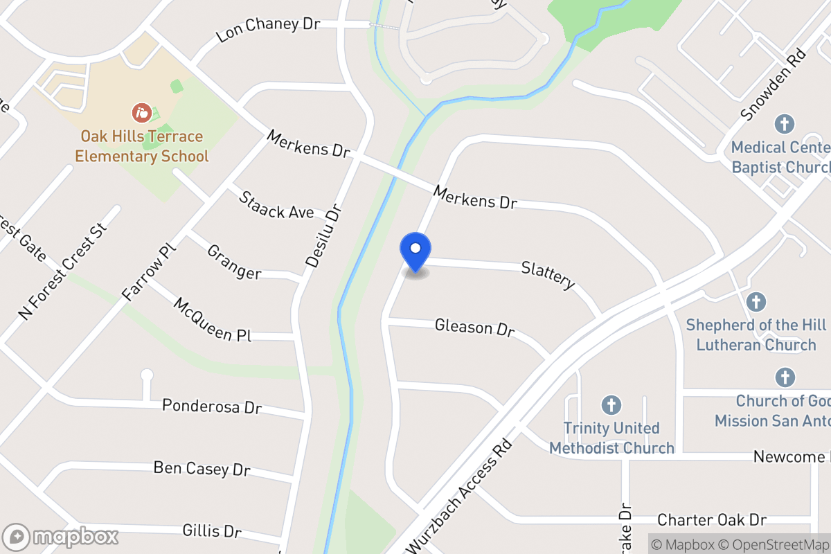 Map of 5552  Slattery St
