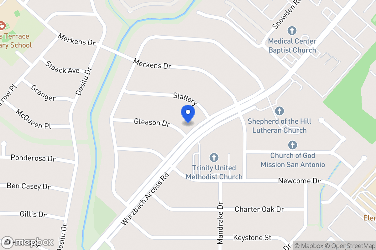 Map of 5503  Gleason Dr