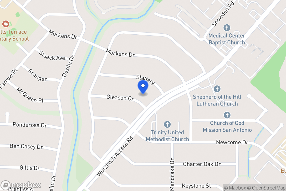 Map of 5507  Gleason Dr