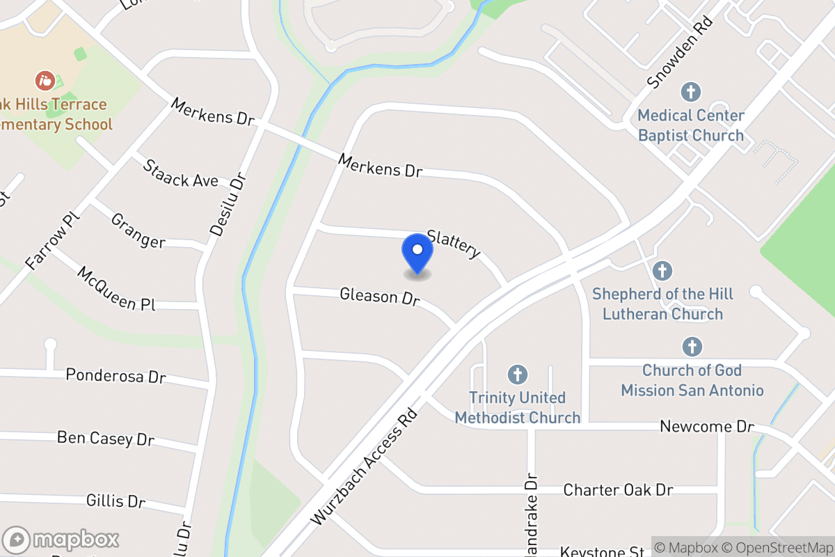Map of 5515  Gleason Dr