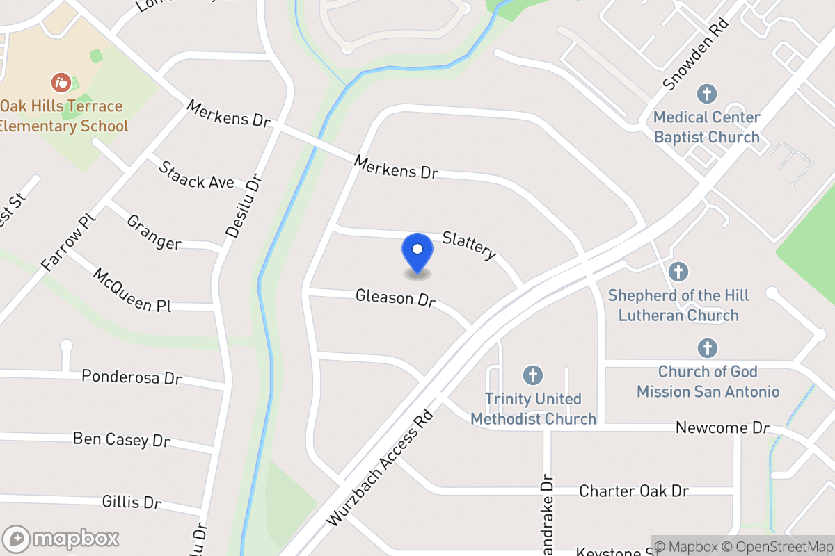 Map of 5519  Gleason Dr