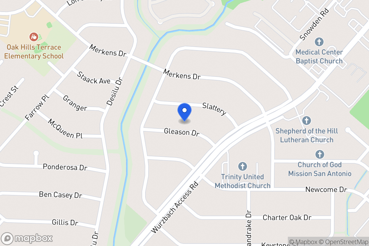 Map of 5523  Gleason Dr