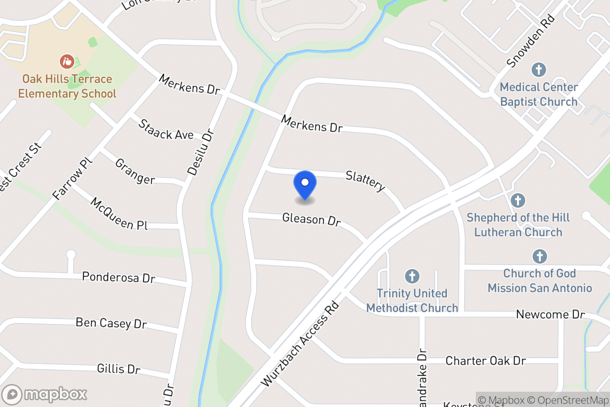 Map of 5527  Gleason Dr
