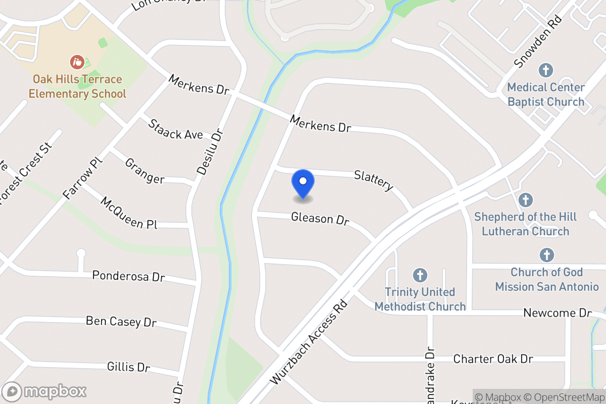 Map of 5531  Gleason Dr