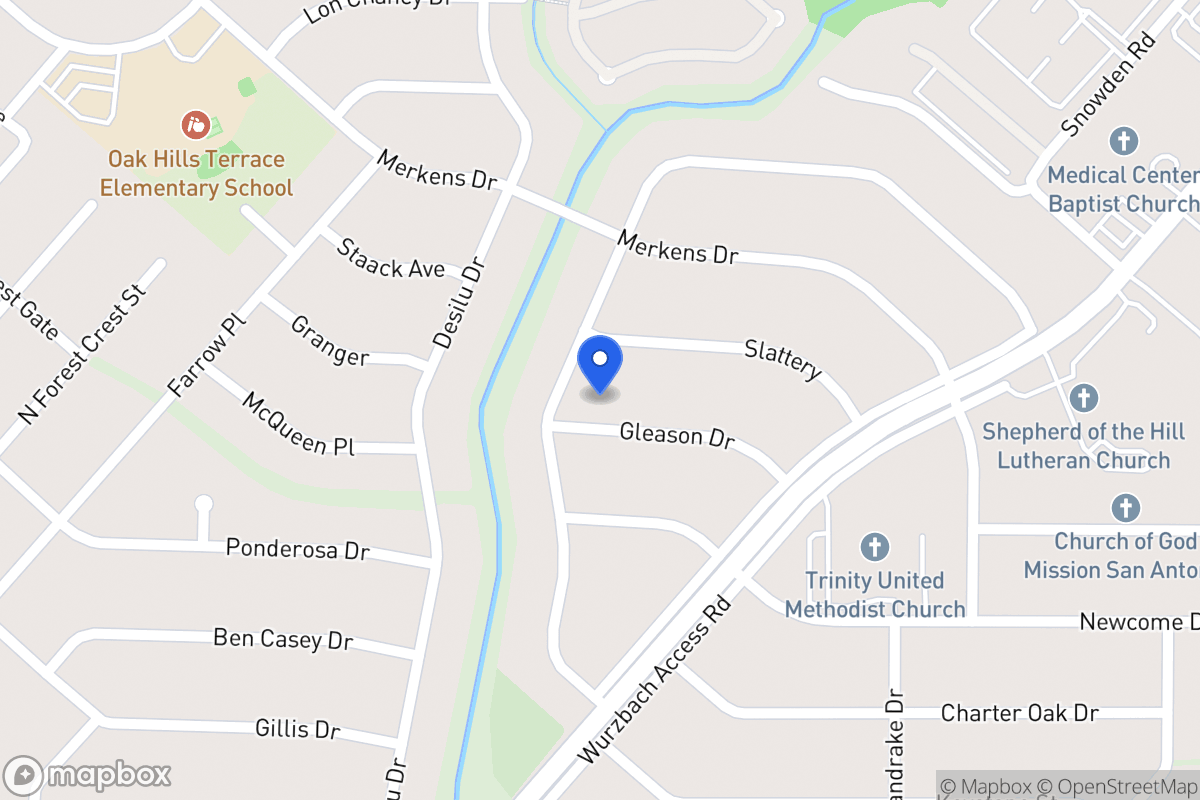 Map of 5539  Gleason Dr