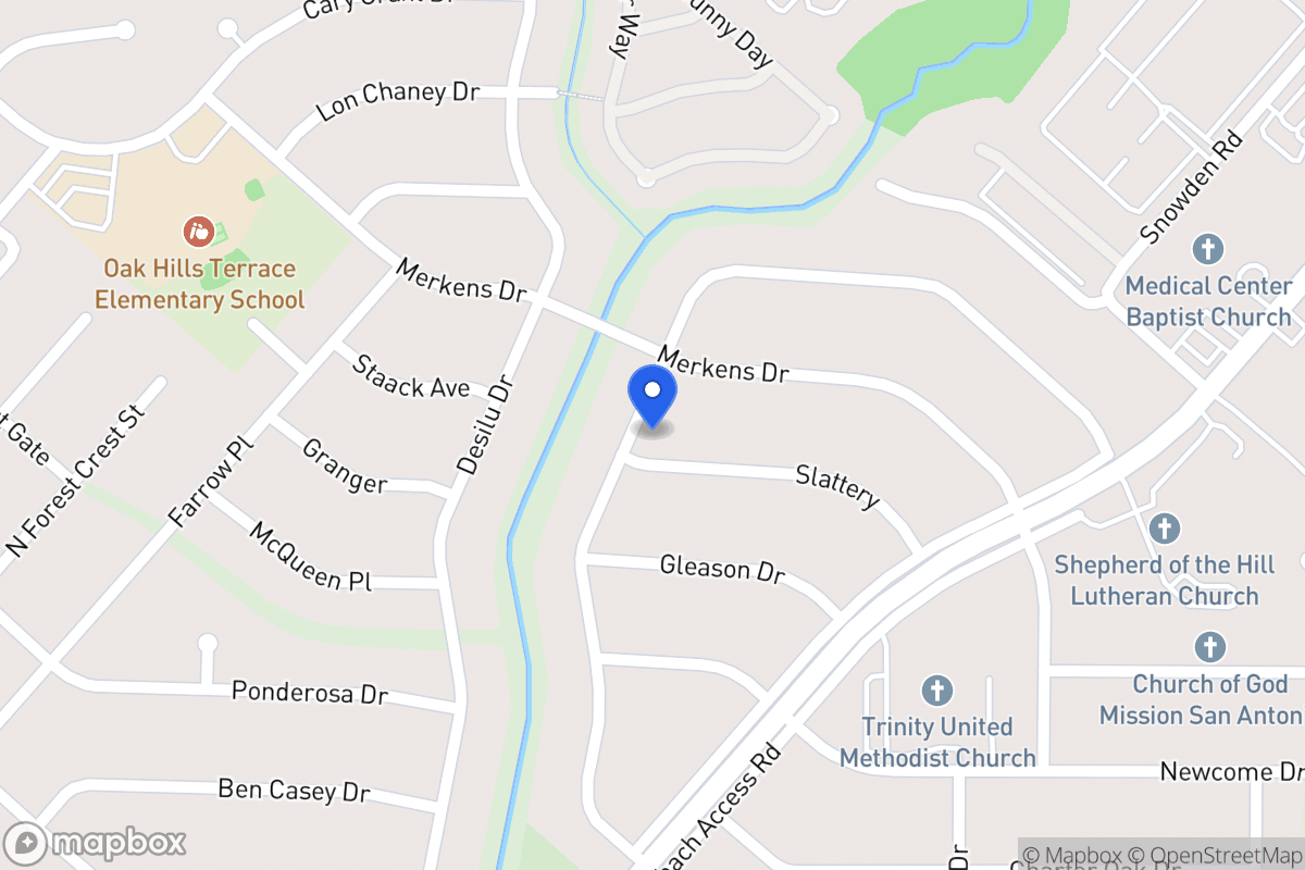 Map of 5555  Slattery St