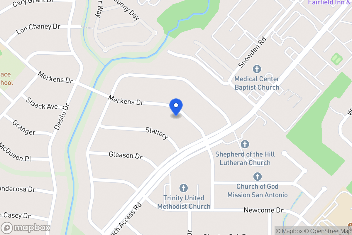 Map of 5518  Merkens Dr