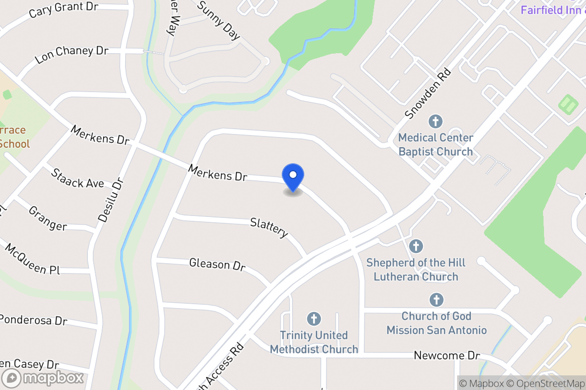 Map of 5522  Merkens Dr