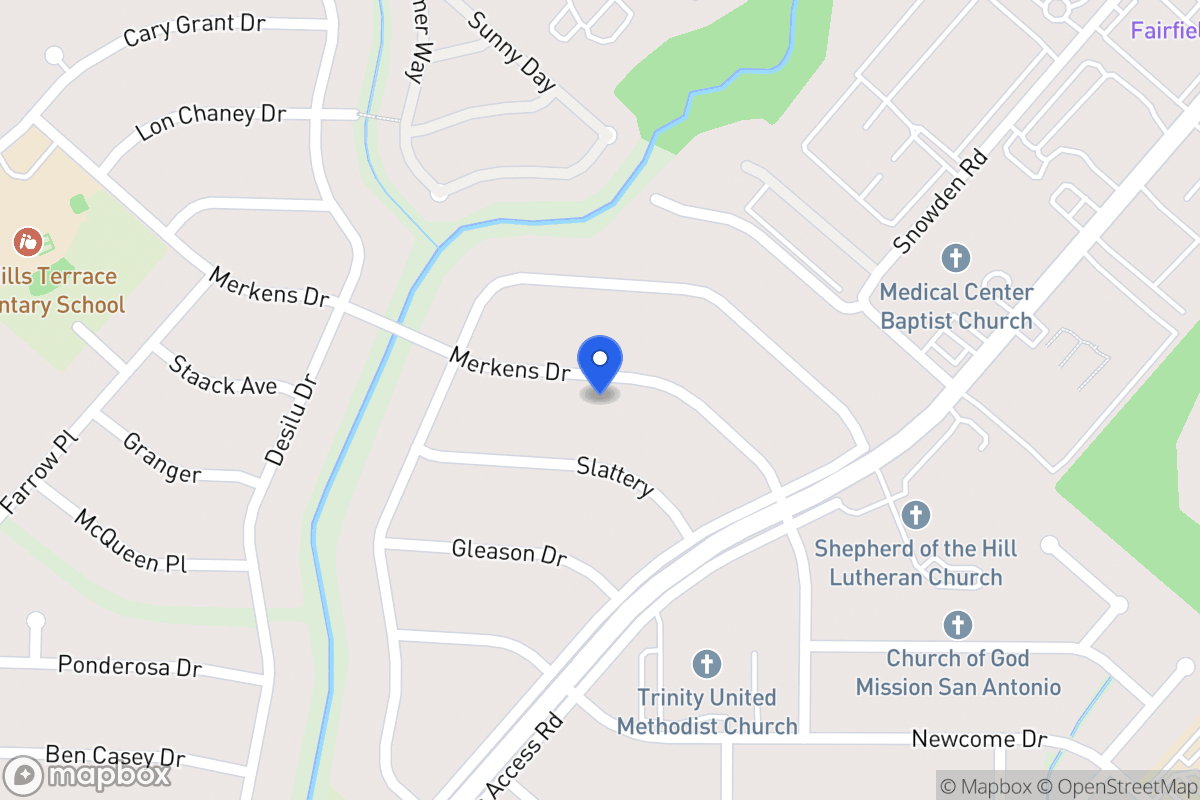 Map of 5534  Merkens Dr