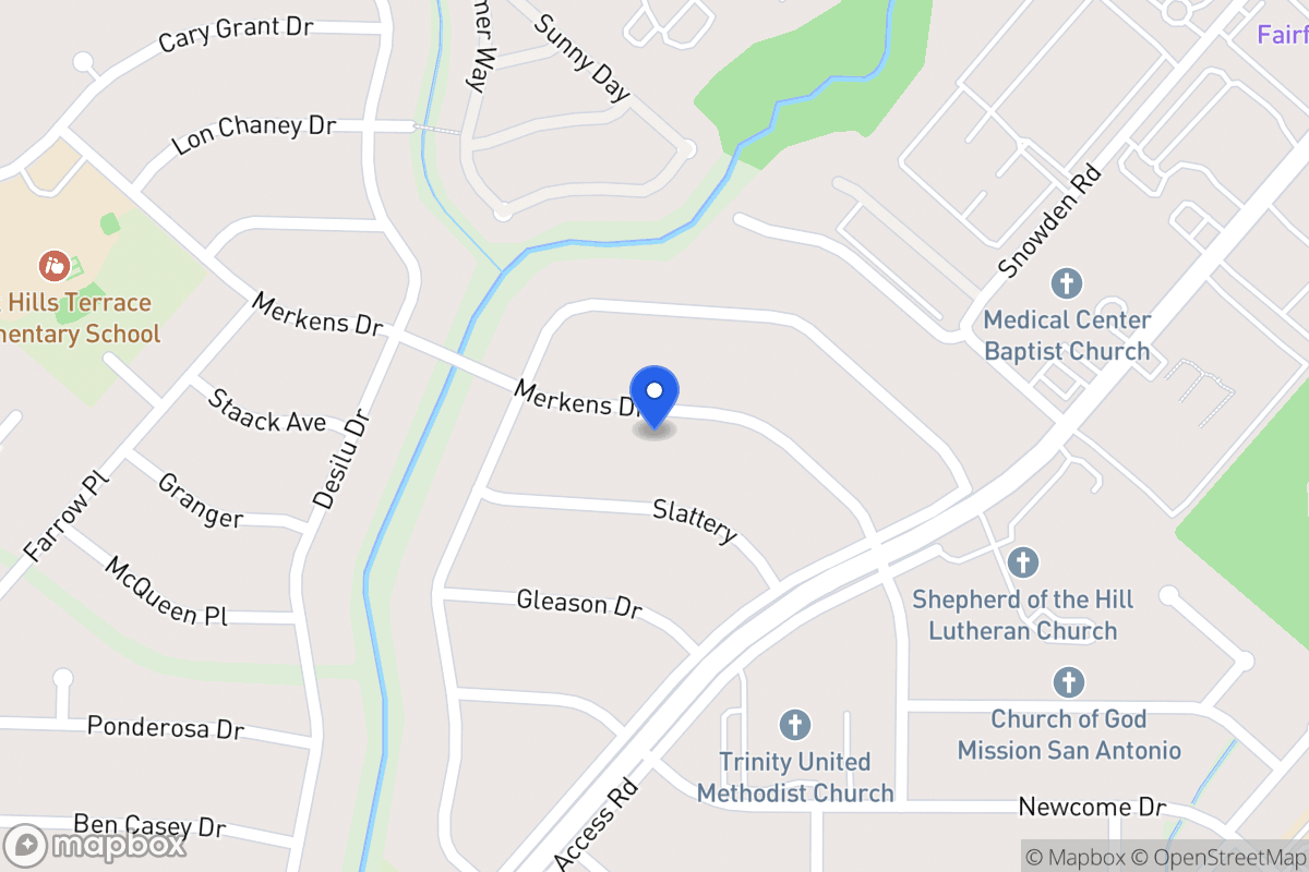 Map of 5538  Merkens Dr