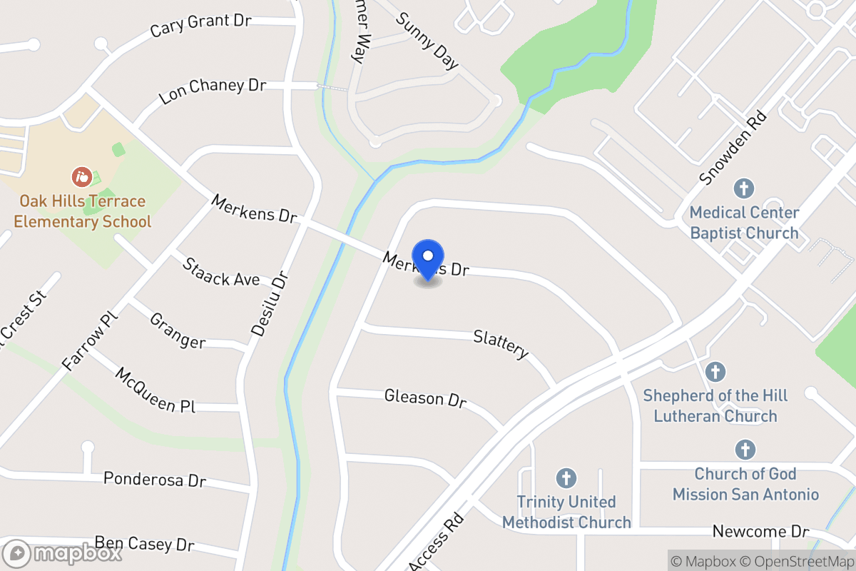 Map of 5550  Merkens Dr