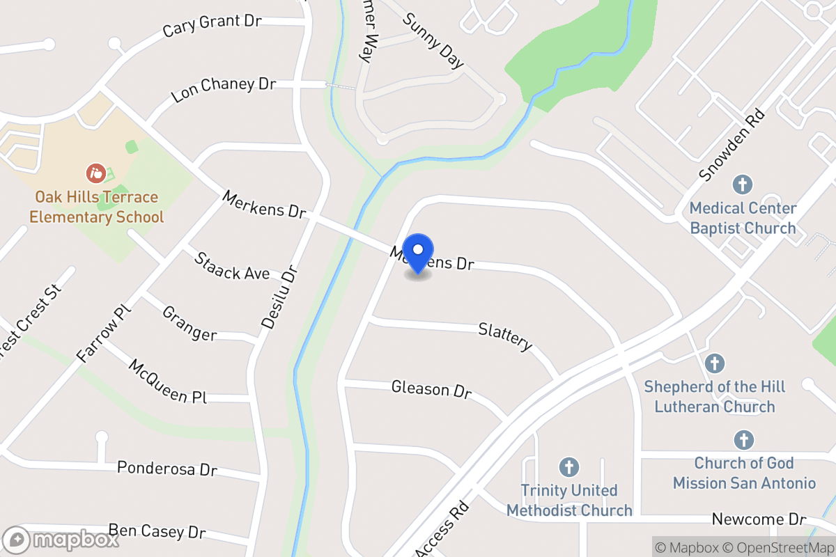 Map of 5554  Merkens Dr