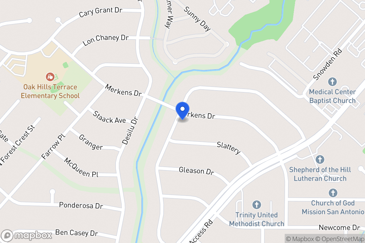 Map of 5558  Merkens Dr