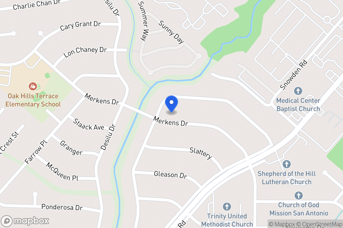 Map of 5551  Merkens Dr