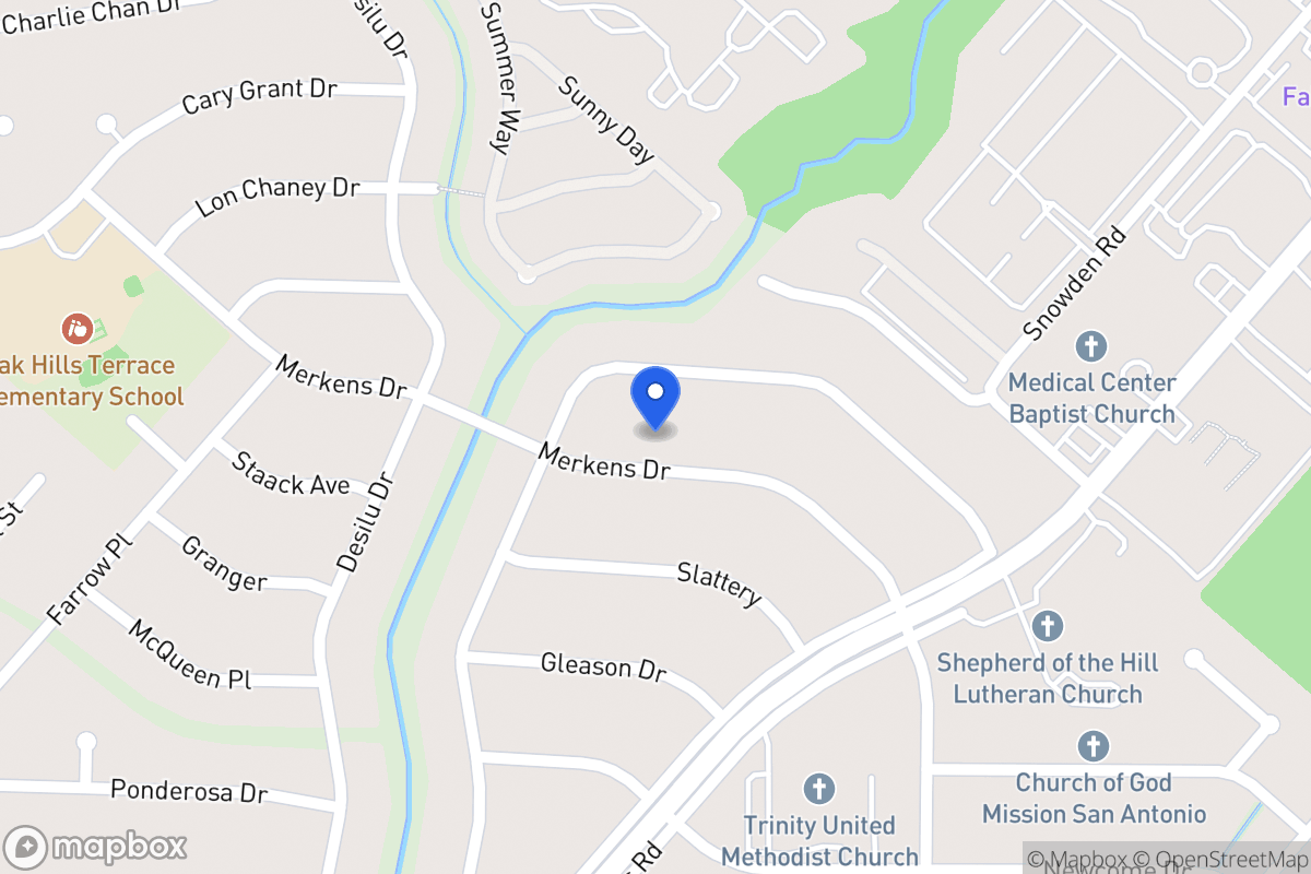 Map of 5543  Merkens Dr