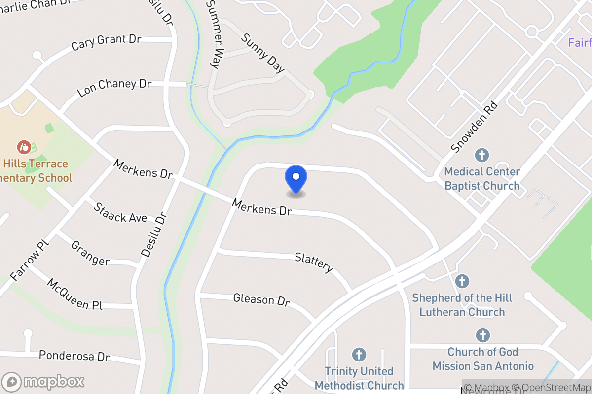 Map of 5539  Merkens Dr