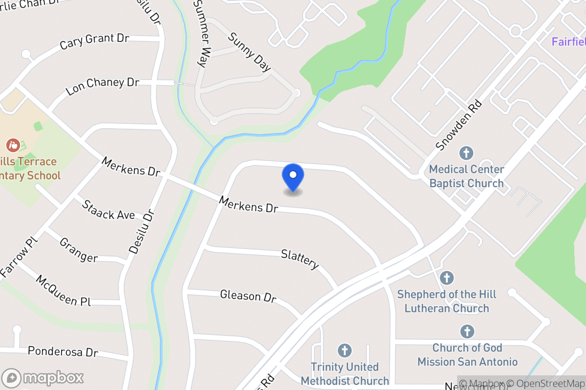 Map of 5535  Merkens Dr
