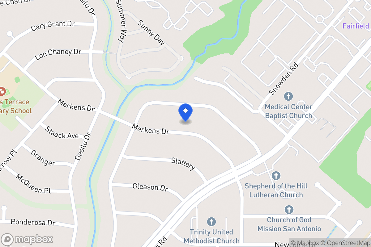 Map of 5531  Merkens Dr