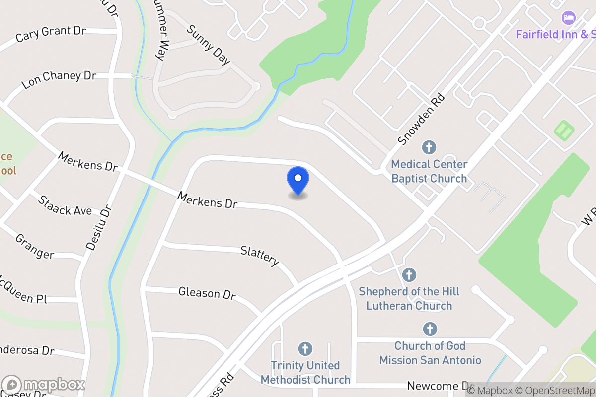 Map of 5523  Merkens Dr
