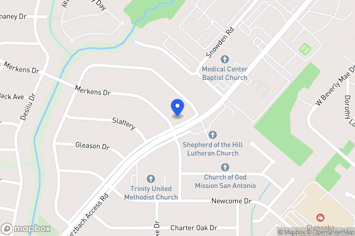 Map of 5501  Merkens Dr