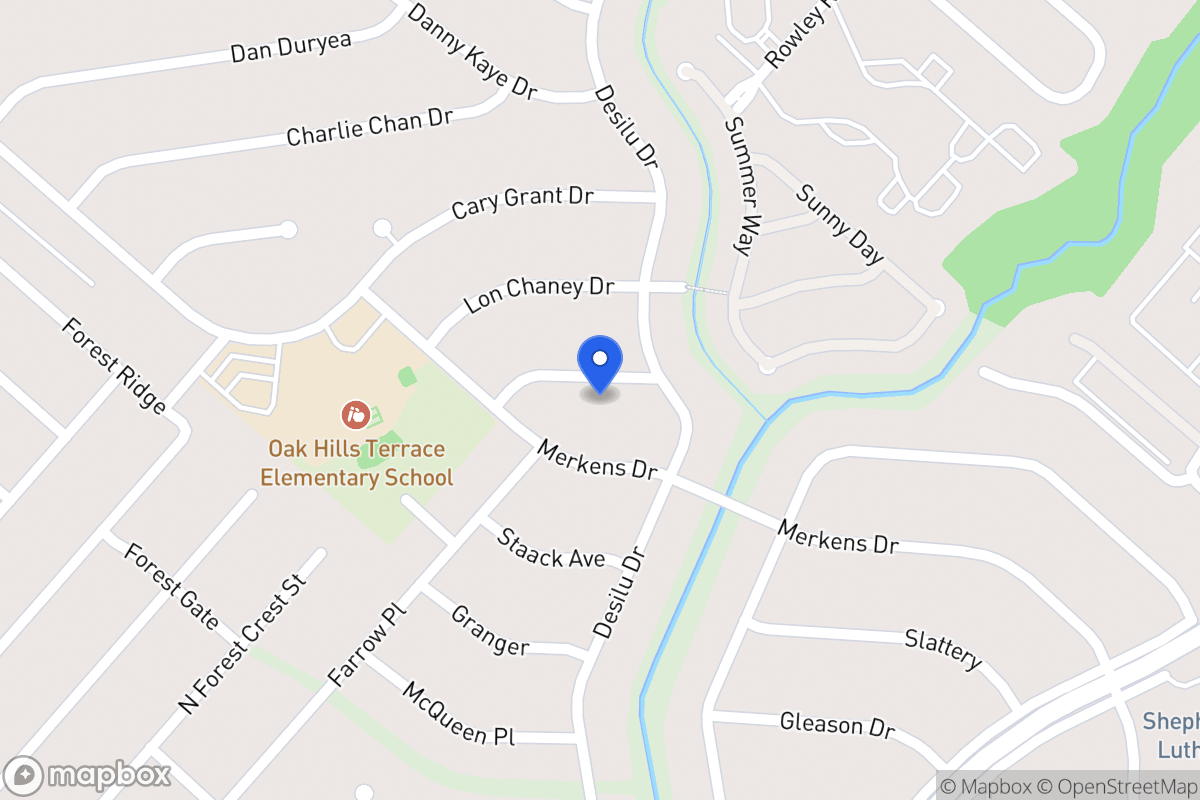 Map of 5610  Edie Adams Dr