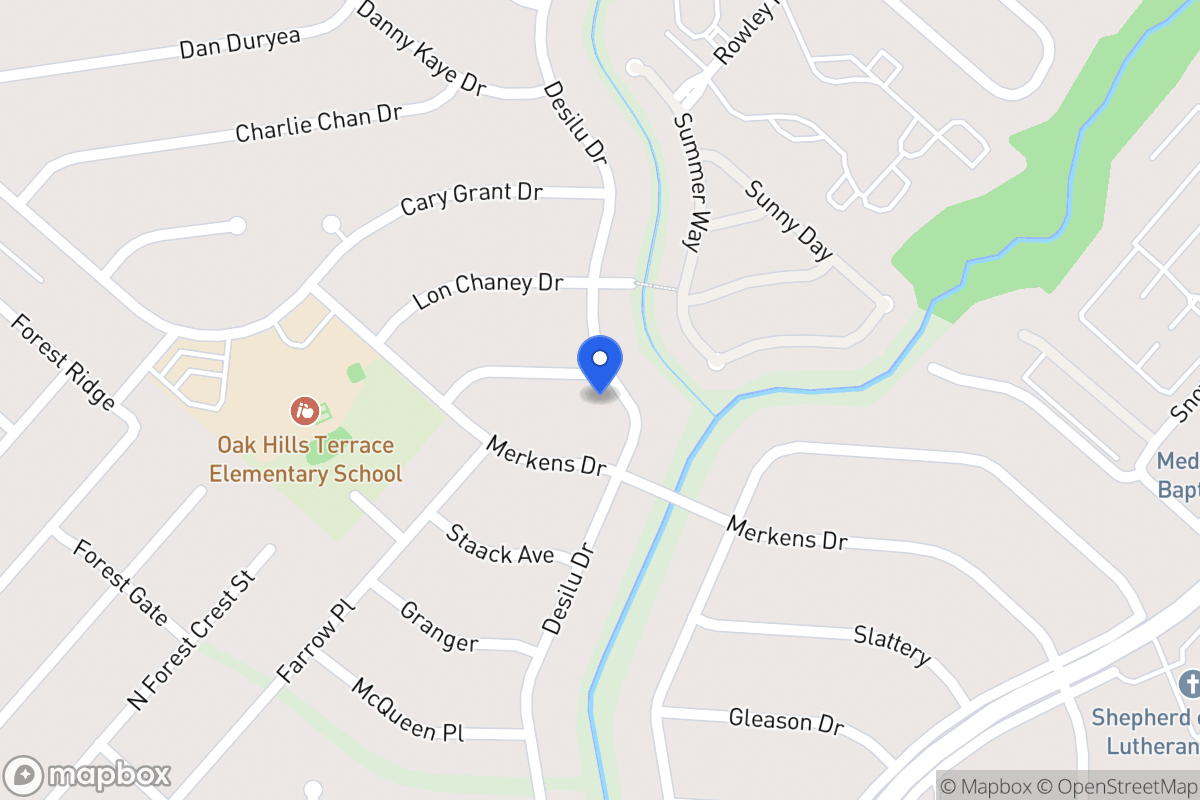 Map of 5602  Edie Adams Dr