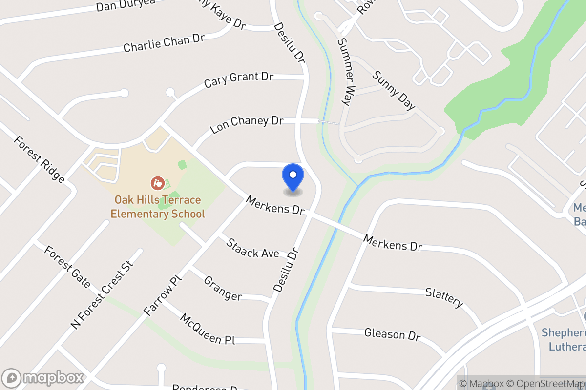 Map of 5605  Merkens Dr