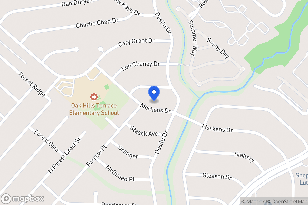 Map of 5611  Merkens Dr