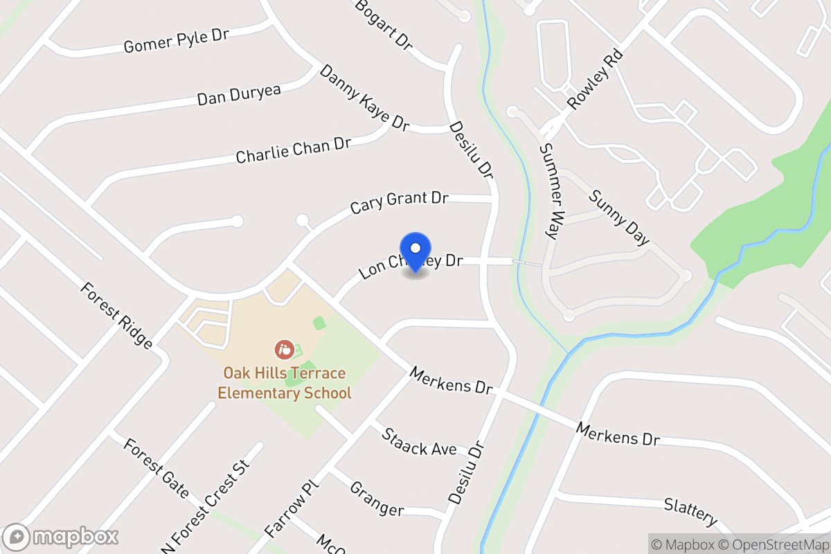 Map of 5614  Lon Chaney Dr