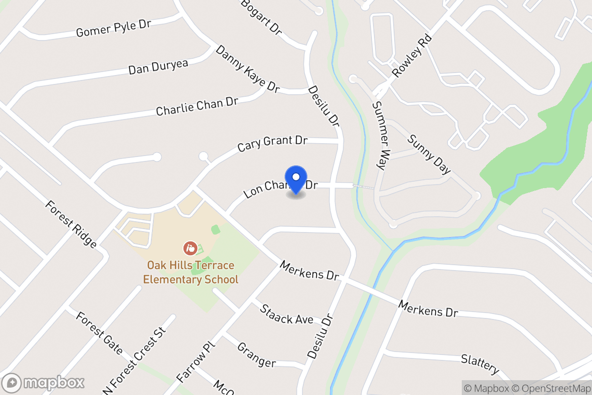 Map of 5610  Lon Chaney Dr