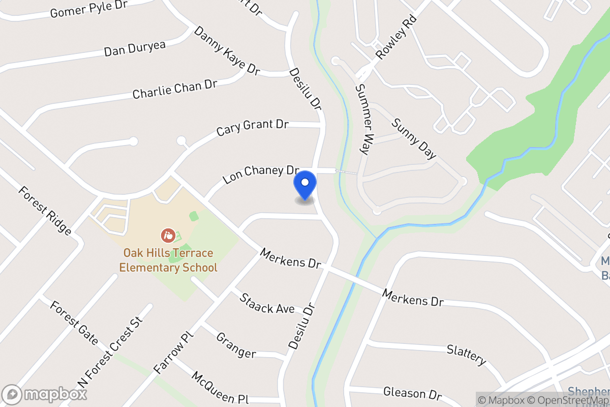 Map of 5607  Edie Adams Dr