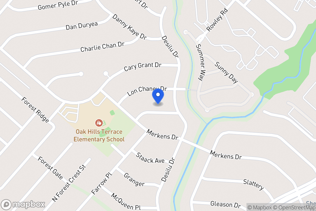 Map of 5615  Edie Adams Dr