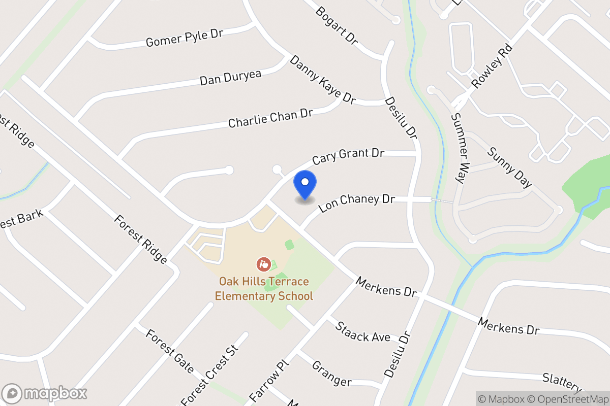 Map of 5627  Lon Chaney Dr