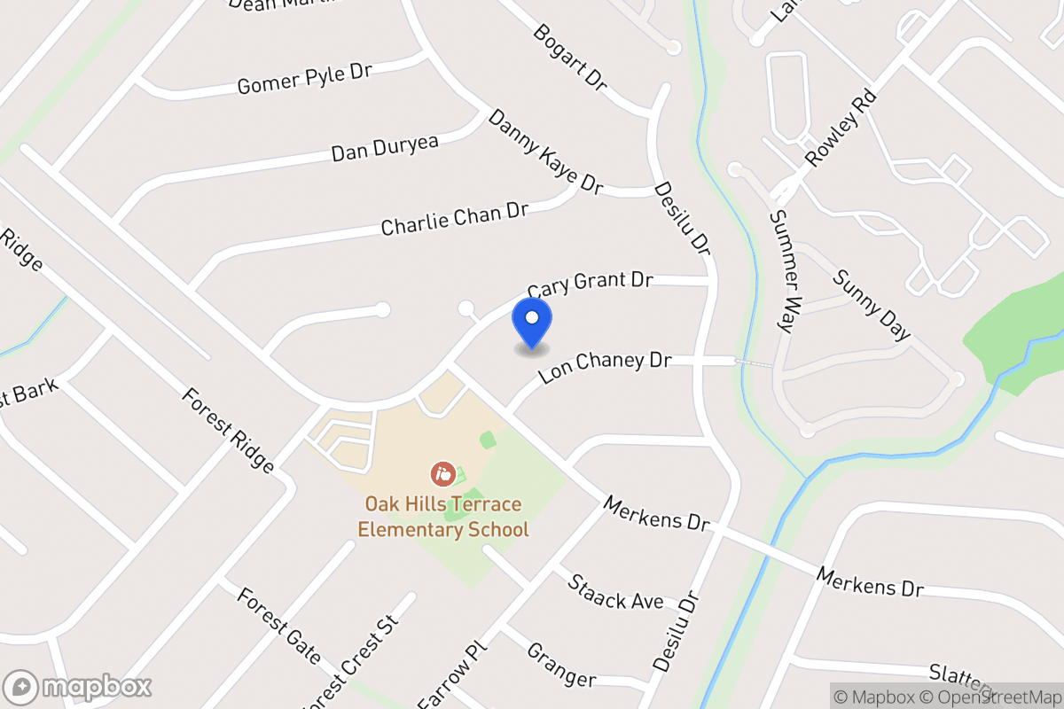 Map of 5625  Lon Chaney Dr