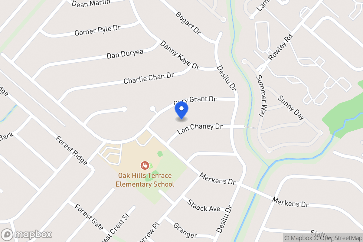 Map of 5623  Lon Chaney Dr