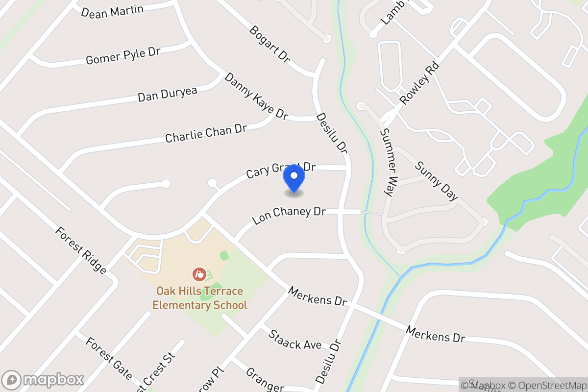 Map of 5615  Lon Chaney Dr