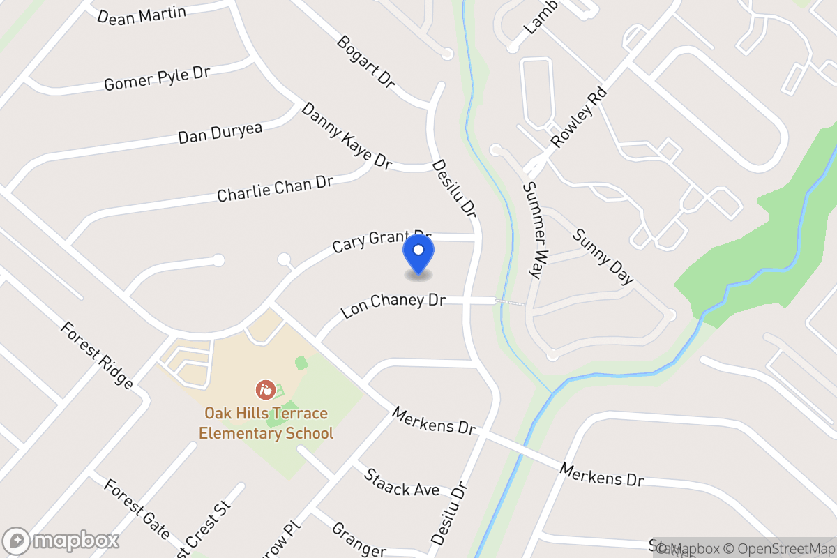 Map of 5611  Lon Chaney Dr