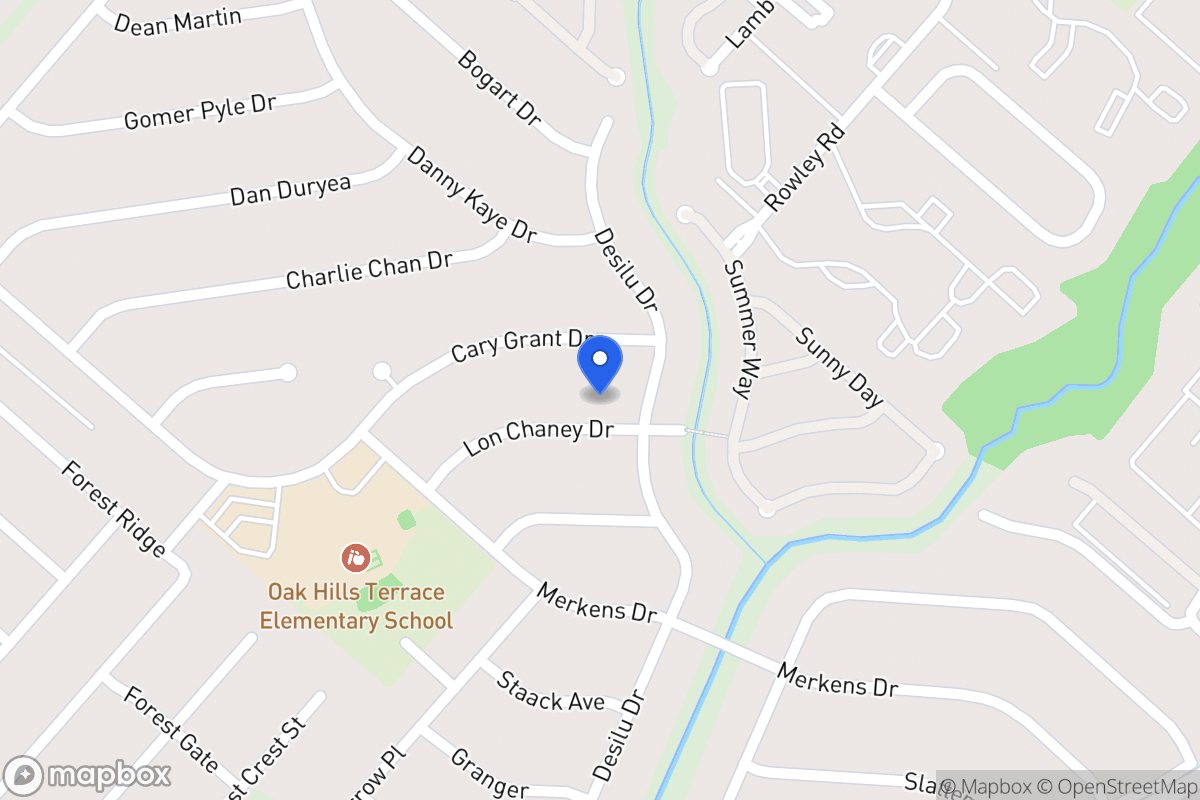 Map of 5607  Lon Chaney Dr