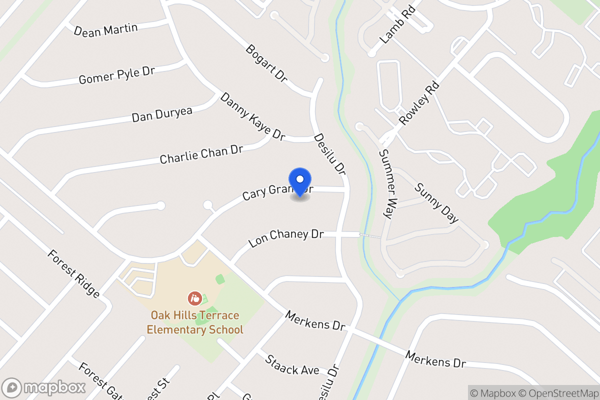 Map of 5614  Cary Grant Dr