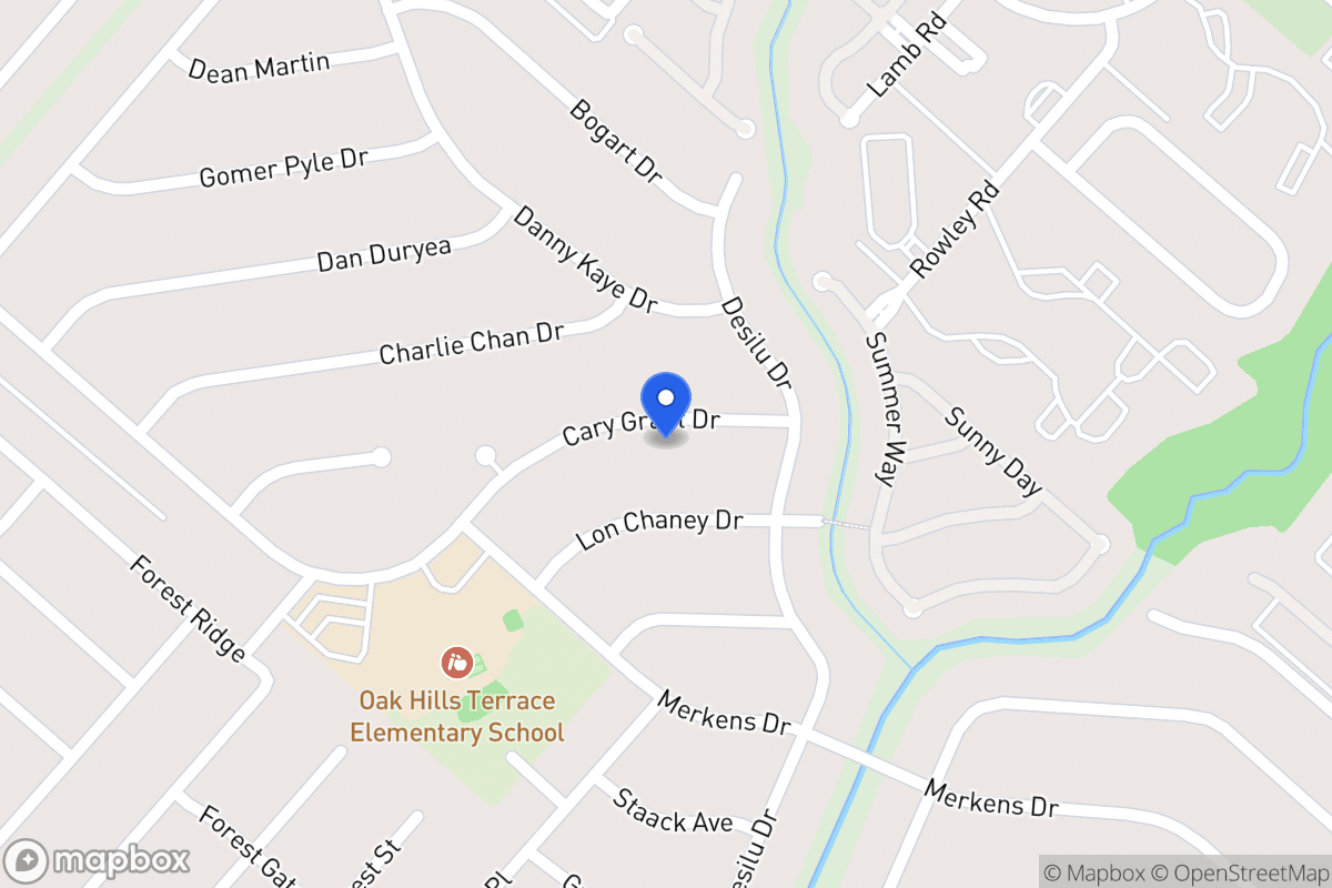 Map of 5618  Cary Grant Dr
