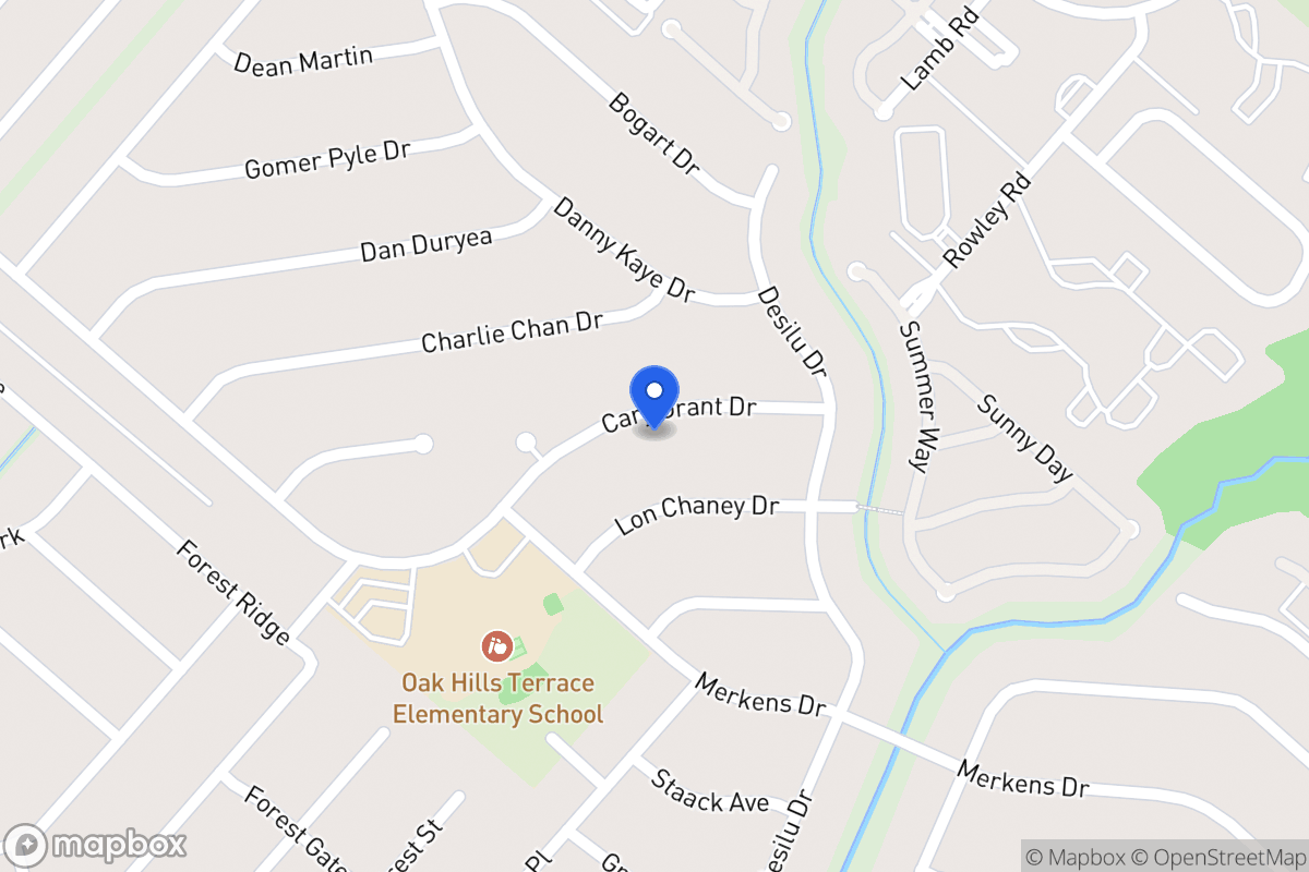 Map of 5626  Cary Grant Dr