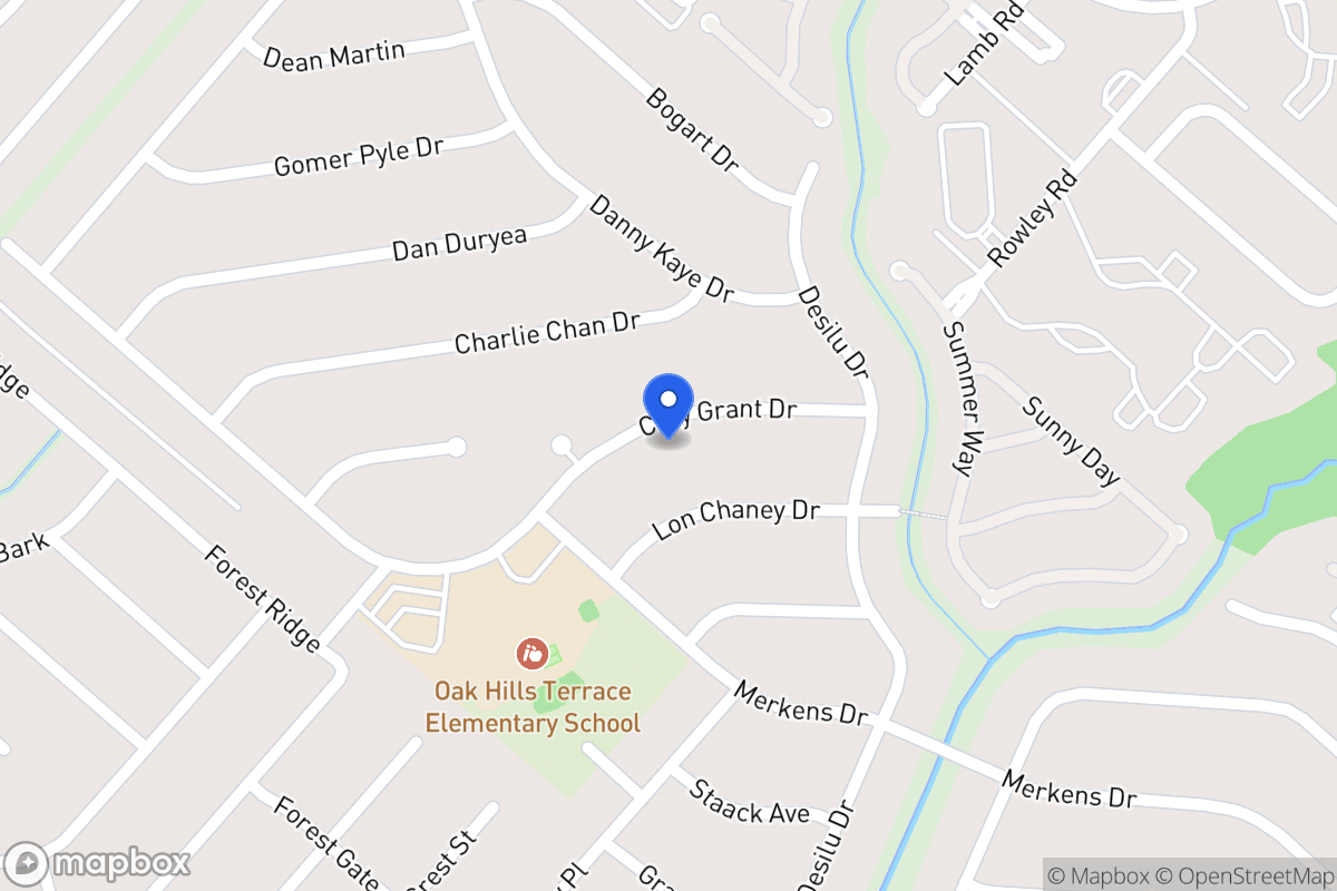 Map of 5630  Cary Grant Dr