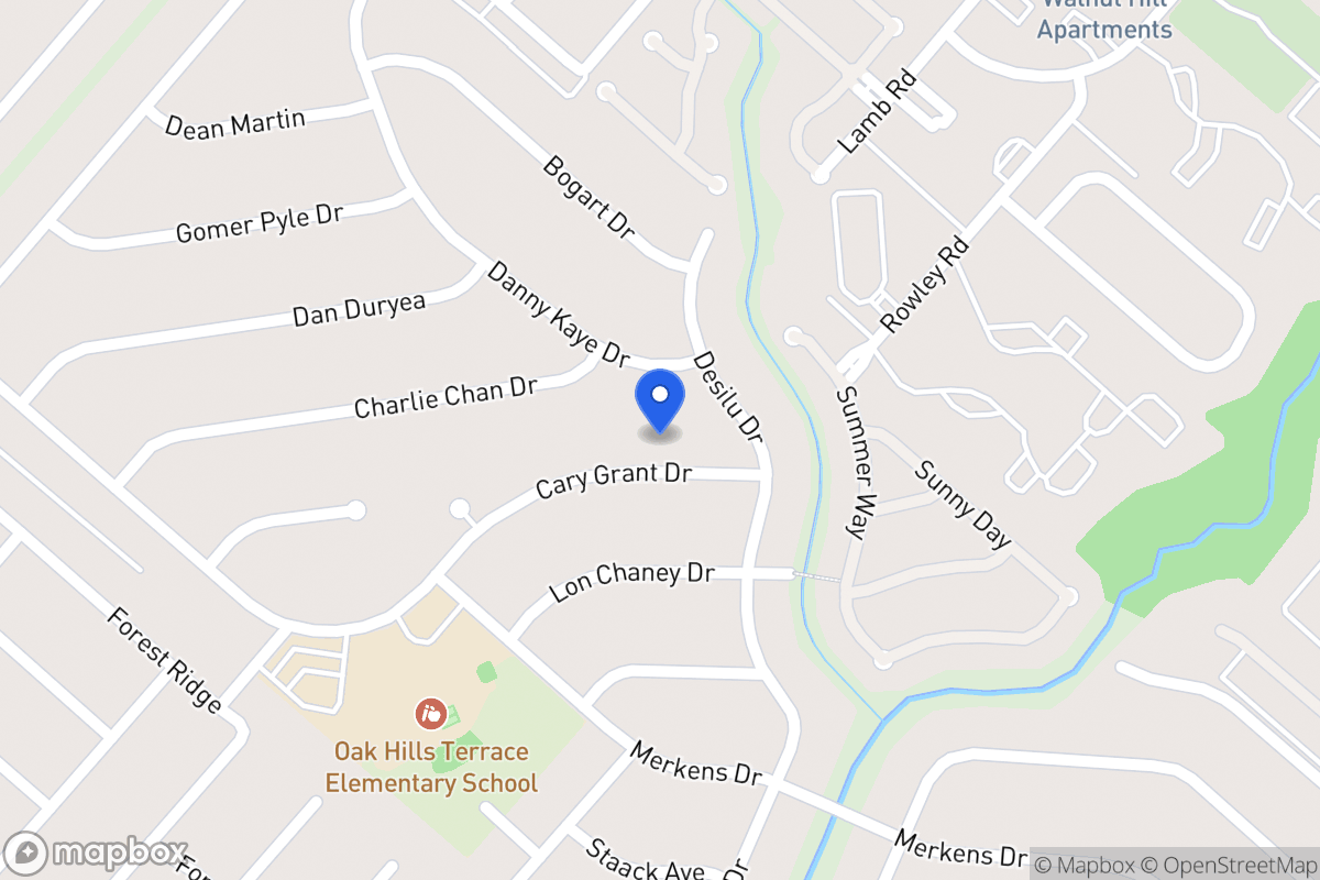 Map of 5615  Cary Grant Dr