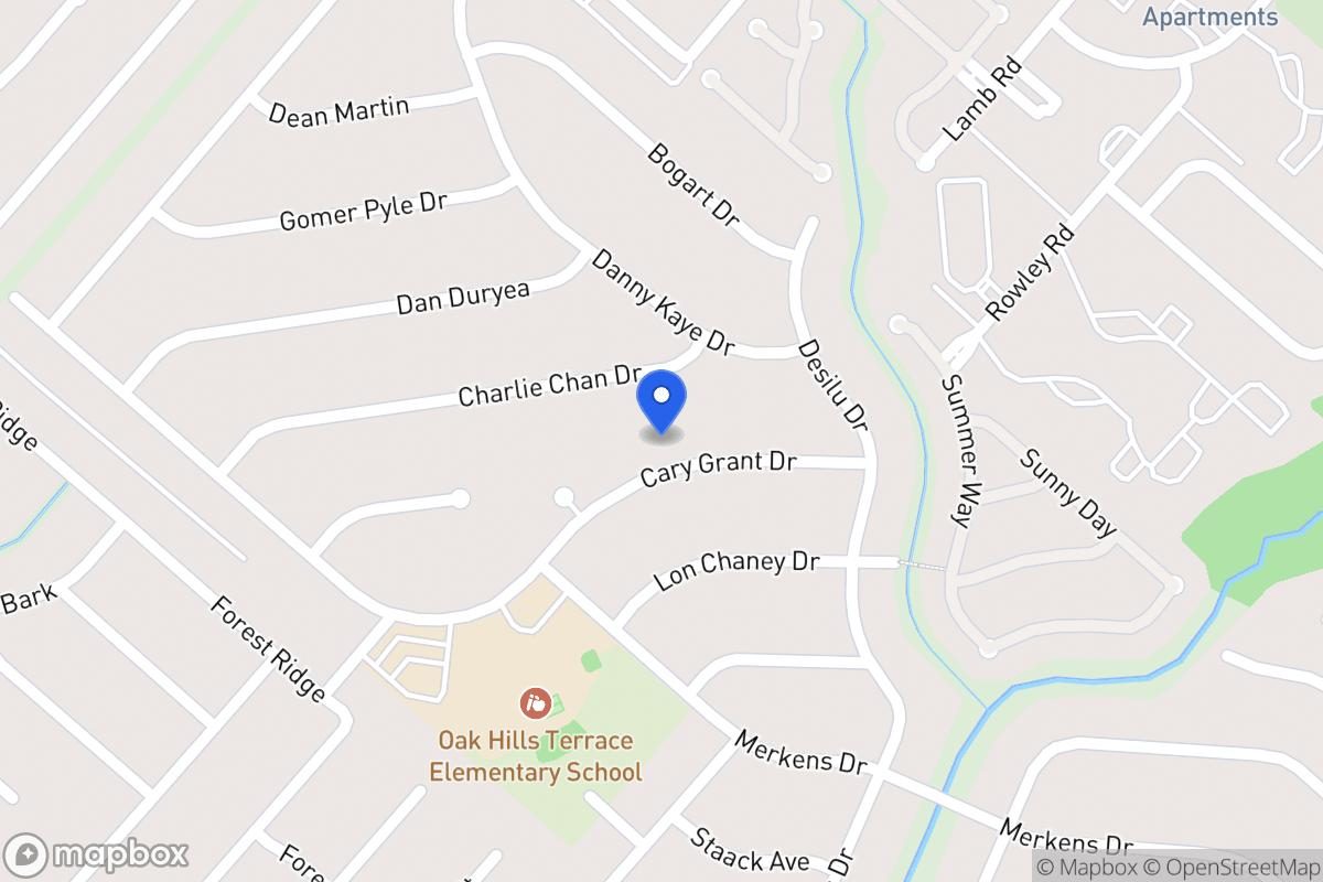 Map of 5631  Cary Grant Dr