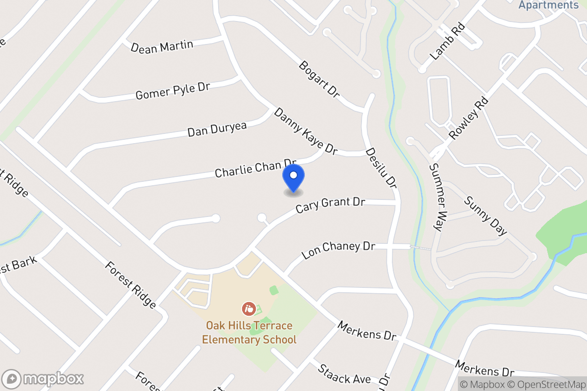 Map of 5635  Cary Grant Dr