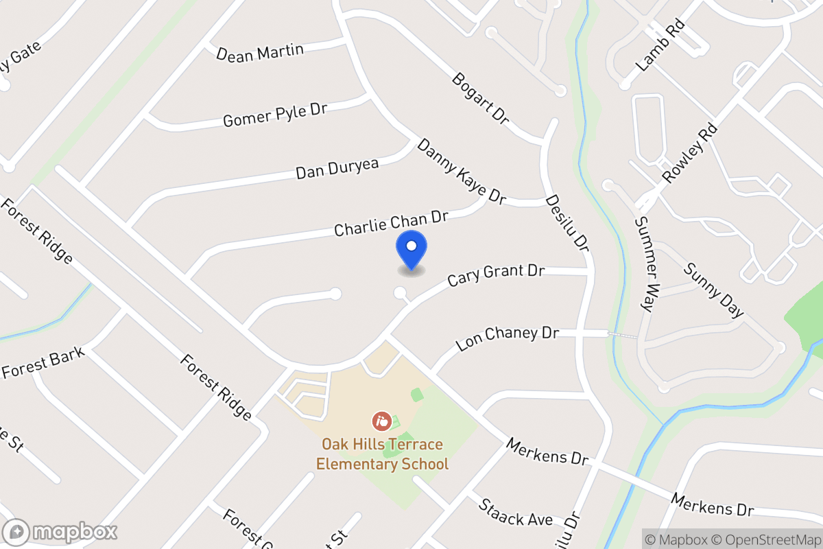 Map of 5647  Cary Grant Dr