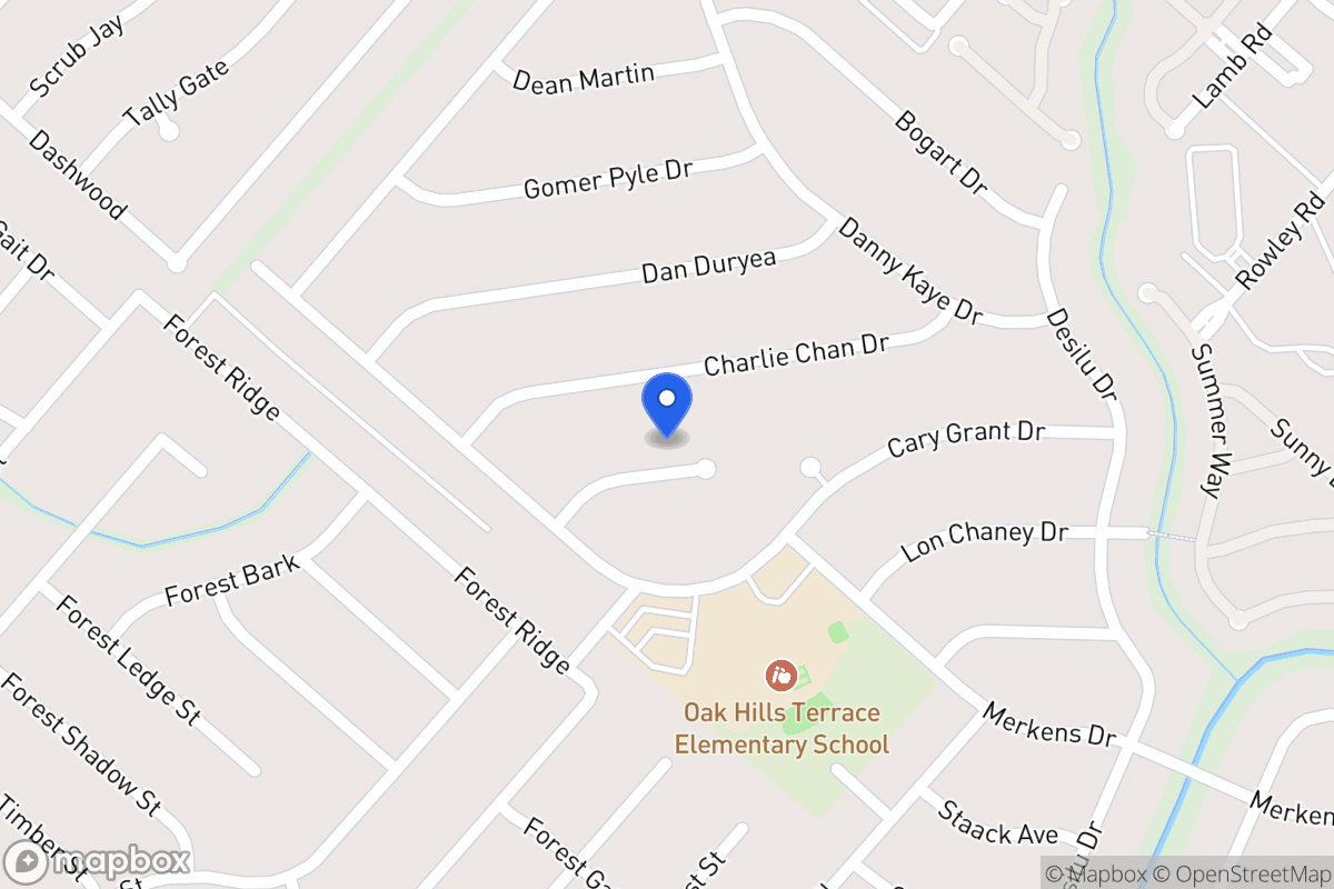 Map of 5709  Errol Flynn Dr