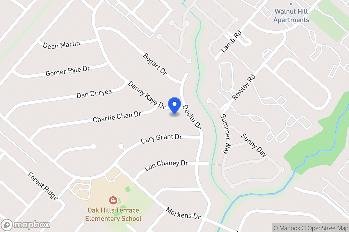 Map of 5606  Danny Kaye Dr